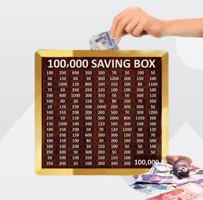 wooden umrah saving box